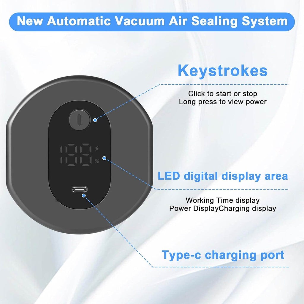 Vacuum Sealer for Mason Jars - Electric Food Preservation System for Canning, Sous Vide, and Storage