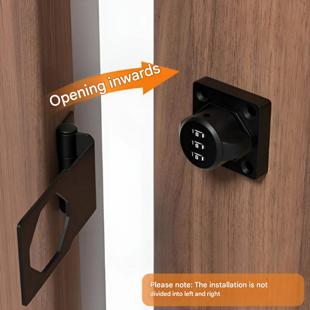 Keyless Combination Lock | Durable Zinc Alloy, Adjustable Code & Ideal for Home and Office Security