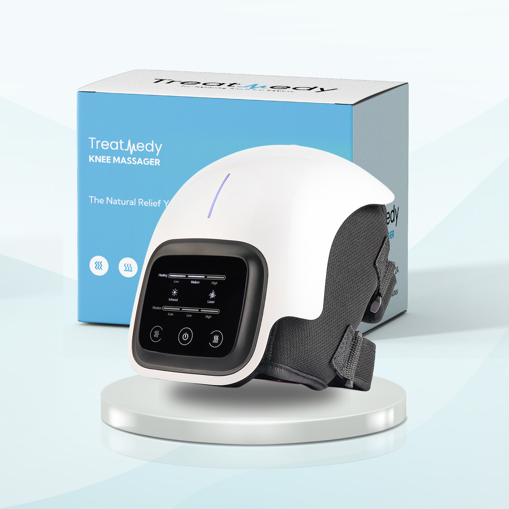 Knee Massager with Heat Therapy | Pain Relief & Joint Recovery - Portable Heated Knee Massage for Comfort & Mobility