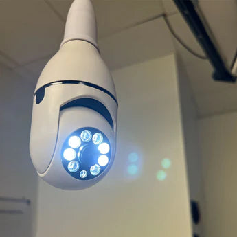 360° Light Bulb Security Camera – Motion Tracking 1080P