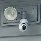 Smart Light Socket Security Camera - HD Lightbulb Camera with Motion Detection for Home Surveillance & Indoor Use
