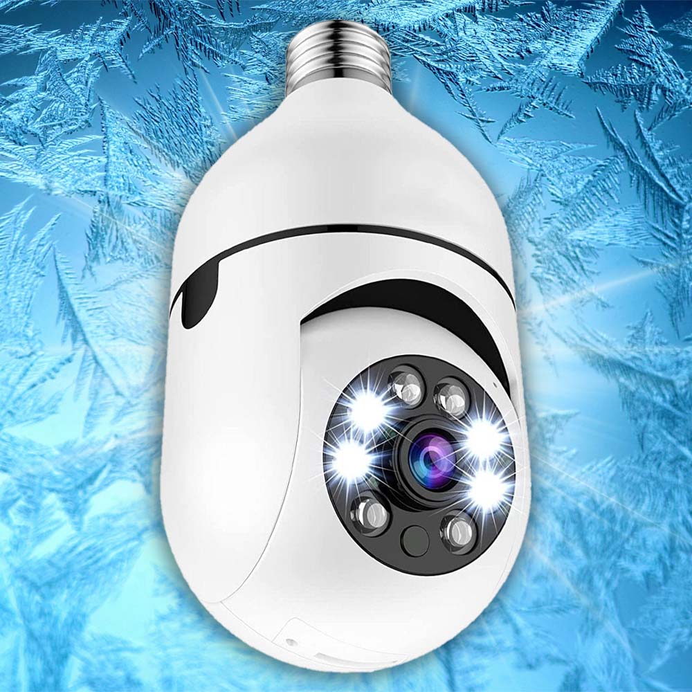 360° Light Bulb Security Camera – Motion Tracking 1080P