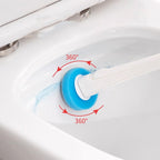 Toilet Cleaning Wand with Disposable Brushes - Hygienic Toilet Brush for Easy Cleaning & Sanitation
