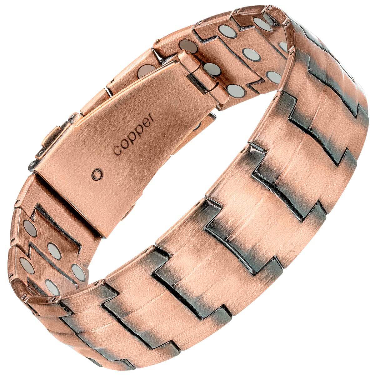 3x Strength Copper Magnetic Bracelet for Men | Adjustable, Waterproof & Ideal for Pain Relief and Improved Circulation