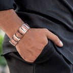 3x Strength Copper Magnetic Bracelet for Men | Adjustable, Waterproof & Ideal for Pain Relief and Improved Circulation
