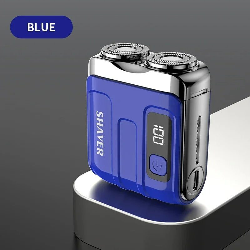 Pocket Electric Shaver - Cordless & Compact, Powerful & Rechargeable, Perfect for Travel