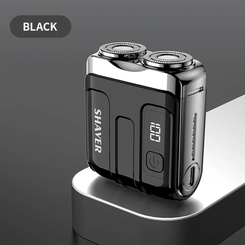 Pocket Electric Shaver - Cordless & Compact, Powerful & Rechargeable, Perfect for Travel