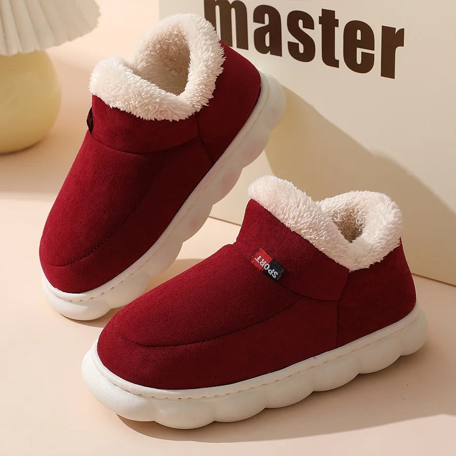 Women’s Extra-Wide 4E Winter Boots | Waterproof Kid Suede with Plush Thermal Lining and Anti-Skid Platform