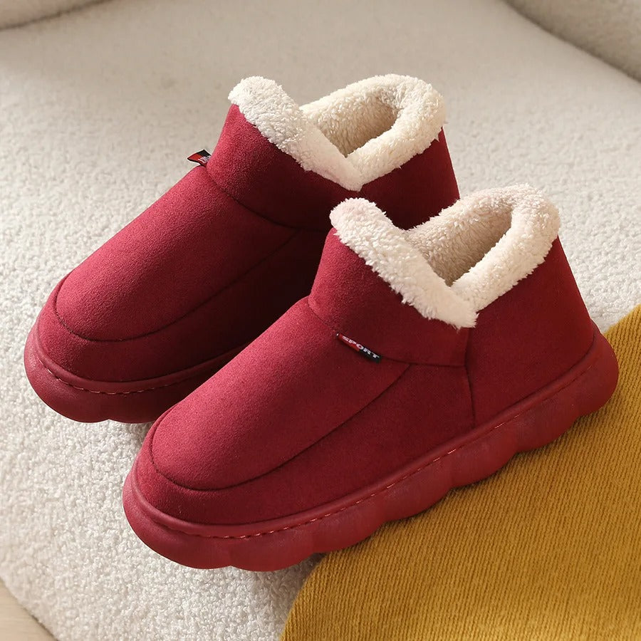 Women’s Extra-Wide 4E Winter Boots | Waterproof Kid Suede with Plush Thermal Lining and Anti-Skid Platform