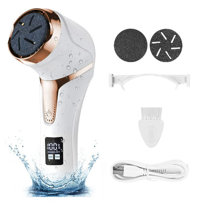 Portable Electric Callus Remover – Pedicure Waterproof Machine for Smooth Feet & Dead Skin Removal