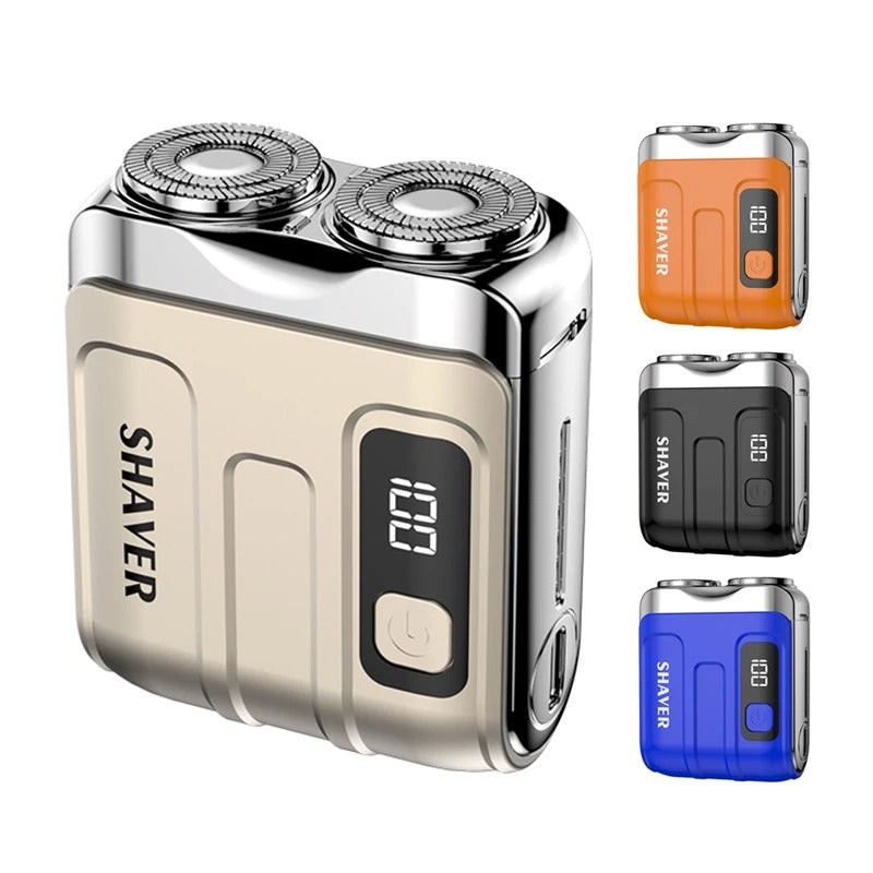 Pocket Electric Shaver - Cordless & Compact, Powerful & Rechargeable, Perfect for Travel
