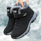 Women’s Waterproof Slip-On Snow Boots | Anti-Slip TPR Traction with Thermal Plush Lining and All-Terrain Wedge Support