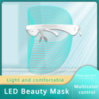 Flexible Silicone LED Therapy Mask | Super-Light Full-Face Rejuvenation | 216-LED Photon System