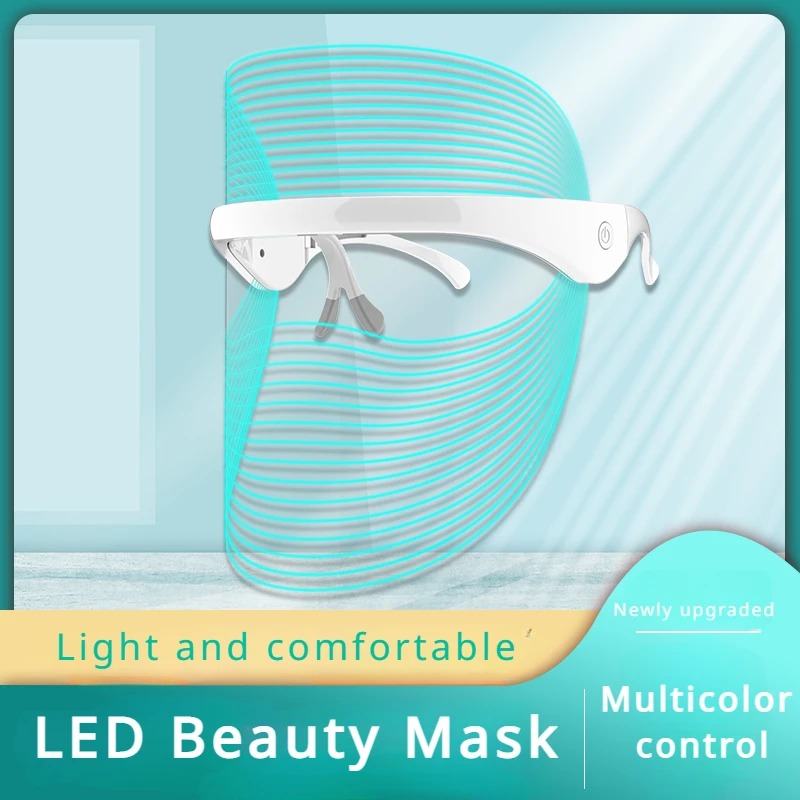 Flexible Silicone LED Therapy Mask | Super-Light Full-Face Rejuvenation | 216-LED Photon System