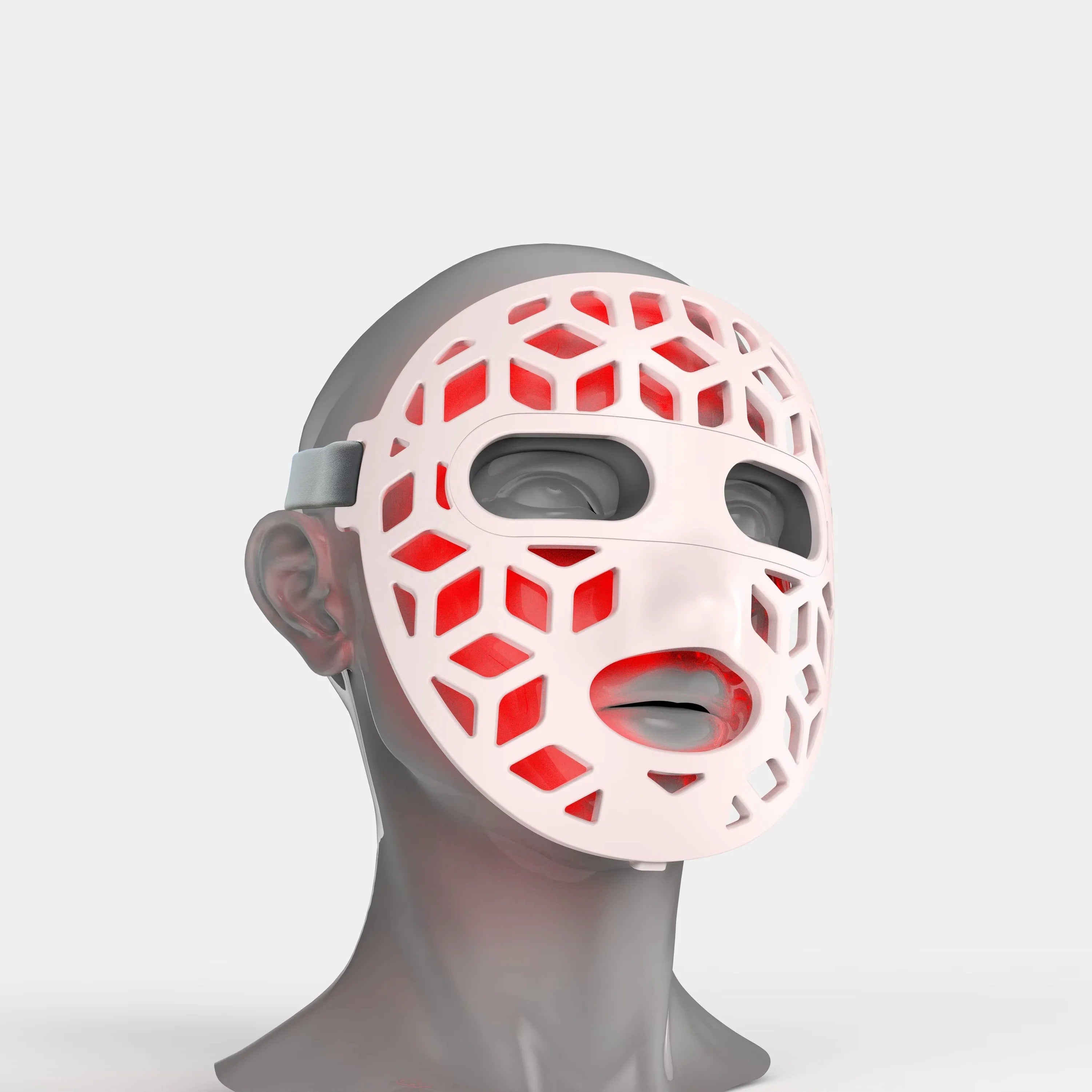 Silicone LED Light Therapy Mask Full Face | Flexible Soft-Fit Design