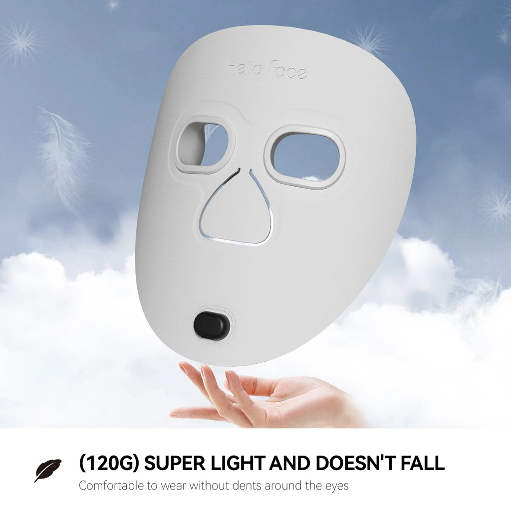 Ultra-Light 120g LED Phototherapy Mask | Deep Wrinkle Support for Aging Skin & Elderly Users