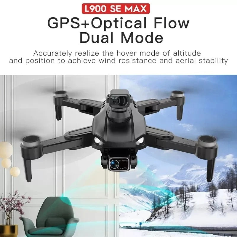 Premium 4K Camera Drone | GPS Positioning – 360° Safety Sensor – Foldable Brushless Design