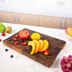 Handcrafted Black Walnut Cutting Board | Premium Knife-Friendly Hardboard for Professional Prep and Luxury Charcuterie Display