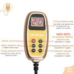 Neck Stretcher Massager - Portable Neck Massager, Electric Kneading Heat for Tension and Pain Relief