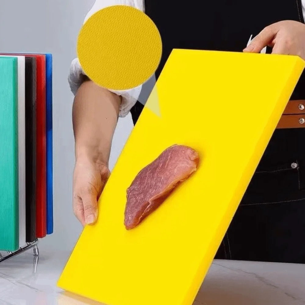 Industrial Grade HDPE Cutting Board | Antibacterial High-Density Polyethylene with Non-Porous Surface and Heavy-Duty Durability