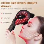 Infrared LED Facial Mask | Premium Light Therapy Device for Skin Rejuvenation | Laser Light Treatment Mask