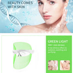 Flexible Silicone LED Therapy Mask | Super-Light Full-Face Rejuvenation | 216-LED Photon System