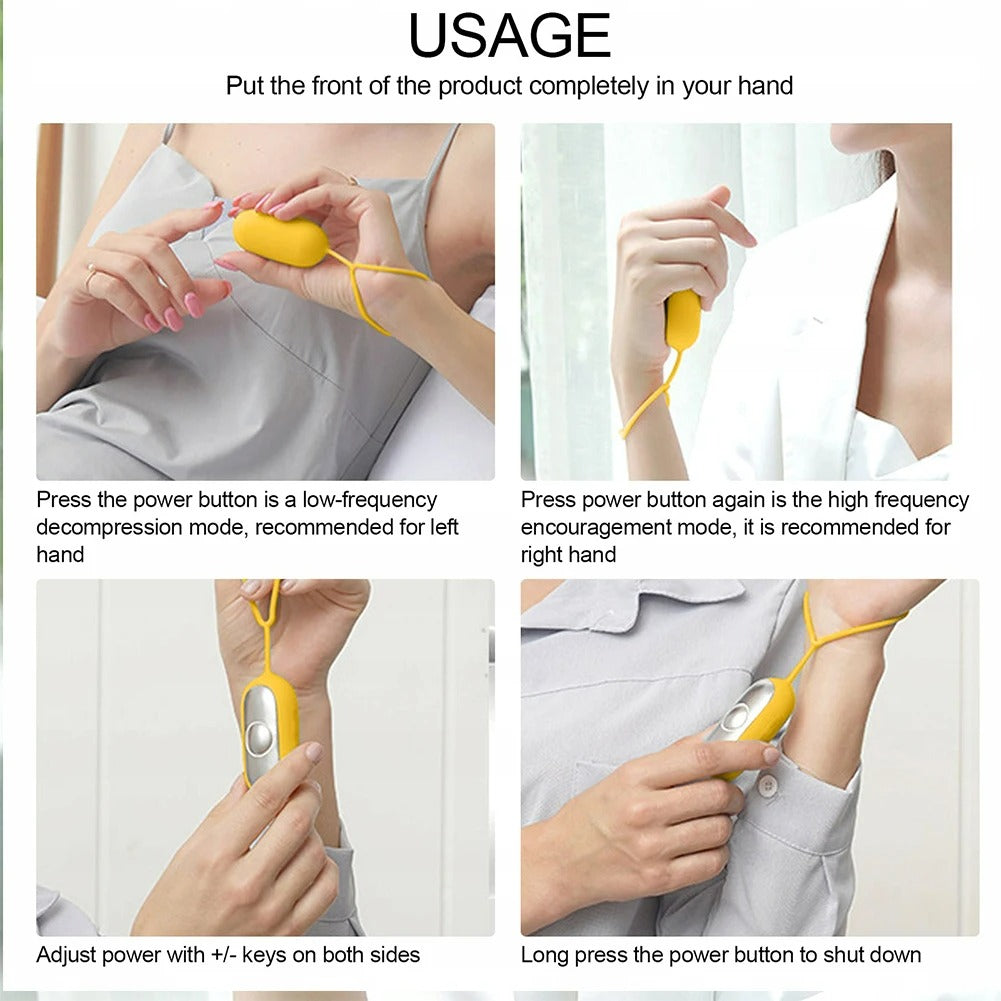 TakeCalm Handheld Device - Focus and Sleep Aid for Anxiety & Stress Relief, Portable Solution for Anxiety & Sleep Disorders