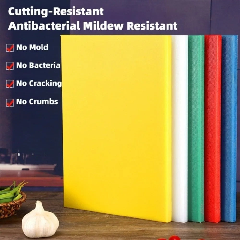 Industrial Grade HDPE Cutting Board | Antibacterial High-Density Polyethylene with Non-Porous Surface and Heavy-Duty Durability
