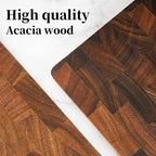 Handcrafted Black Walnut Cutting Board | Premium Knife-Friendly Hardboard for Professional Prep and Luxury Charcuterie Display