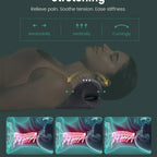 Cervical Neck Traction Pillow - Stretching & Hot Compress Therapy, Improve Posture & Relieve Tension