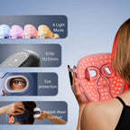 Ultra-Light 120g LED Phototherapy Mask | Deep Wrinkle Support for Aging Skin & Elderly Users
