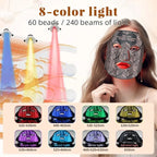 Infrared LED Facial Mask | Premium Light Therapy Device for Skin Rejuvenation | Laser Light Treatment Mask