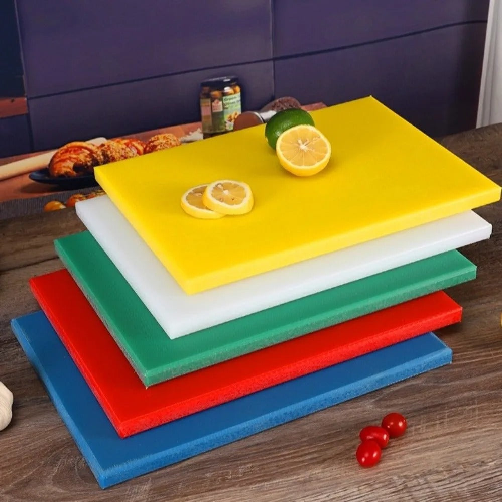 Industrial Grade HDPE Cutting Board | Antibacterial High-Density Polyethylene with Non-Porous Surface and Heavy-Duty Durability