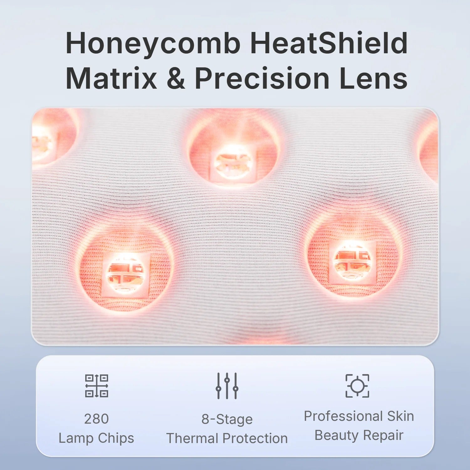 Ultra-Light 120g LED Phototherapy Mask | Deep Wrinkle Support for Aging Skin & Elderly Users