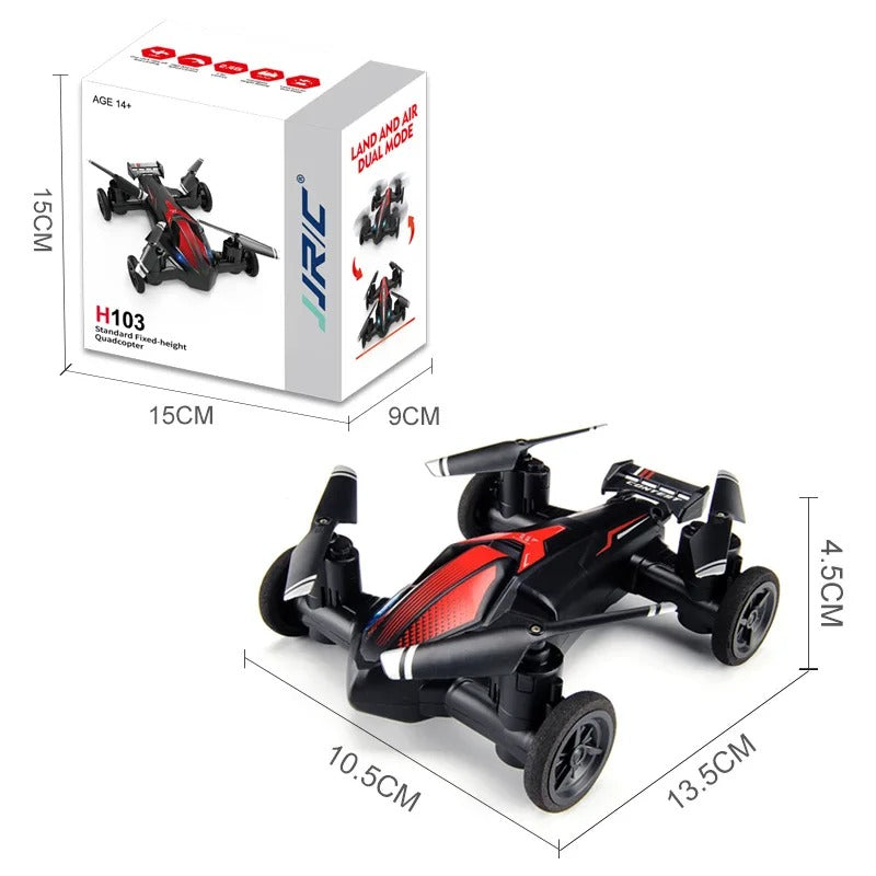 2-in-1 Drone Car Hybrid | Fly & Drive Stunt Vehicle – Dual Mode RC Toy for Kids