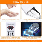 Red Light Therapy Mask for Face & Neck | 7-Color Skin Rejuvenation