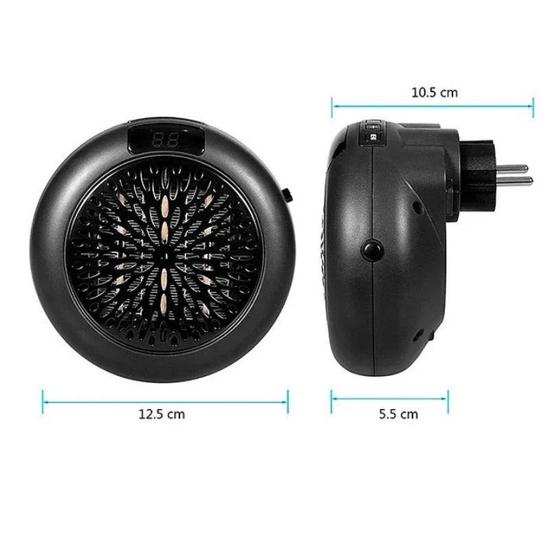 Mini RV Wall-Mounted Heater | Portable 3-Second Rapid Ceramic Heat with Remote Control and Energy-Efficient Silent Operation