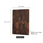 Handcrafted Black Walnut Cutting Board | Premium Knife-Friendly Hardboard for Professional Prep and Luxury Charcuterie Display