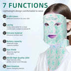 Infrared LED Facial Mask | Premium Light Therapy Device for Skin Rejuvenation | Laser Light Treatment Mask