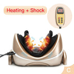 Neck Stretcher Massager - Portable Neck Massager, Electric Kneading Heat for Tension and Pain Relief