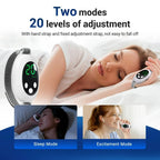 Microcurrent Sleep Aid Device - Handheld with 20 Gears & 2 Modes, USB Rechargeable for Anxiety Relief & Insomnia Improvement