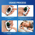 Microcurrent Sleep Aid Device - Handheld with 20 Gears & 2 Modes, USB Rechargeable for Anxiety Relief & Insomnia Improvement