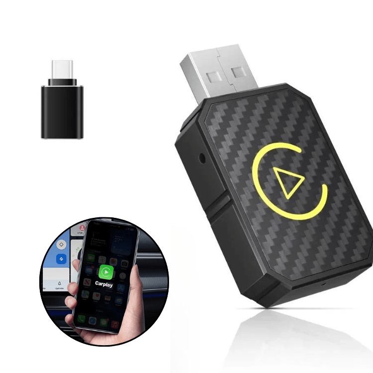 Mini Wireless CarPlay Adapter | Fast Streaming, Compact Design & Compatible with 800+ Cars and All iPhones