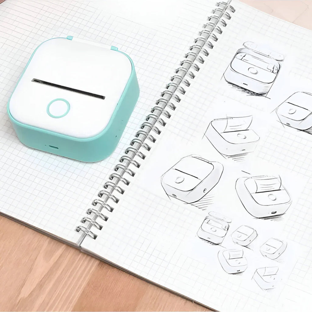 Compact Mini Printer | Thermal Printing Device for Labels, Stickers, and Home Projects