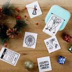 Compact Mini Printer | Thermal Printing Device for Labels, Stickers, and Home Projects