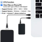 Voice Activated Mini Voice Recorder - Portable Digital Audio Recorder for Meetings, Lectures, and Interviews