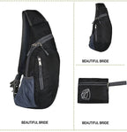 Women's Waterproof Sling Backpack | Lightweight, Multi-Compartment Design for Daily Use and Travel