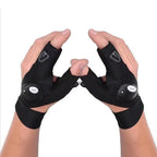 LED Flashlight Gloves for Outdoor Activities, Camping & Fishing Accessories - Perfect Gifts for Men, Dads, and Husbands