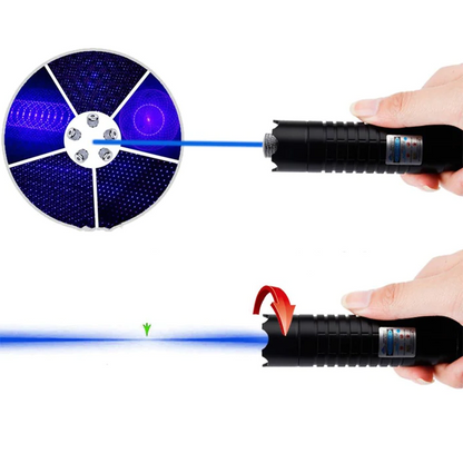 Powerful Blue Laser Torch – Tactical Burning Pointer - High Power Blue Laser Flashlight