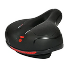 Shock Absorbing Mountain Bike Saddle | Comfortable, Breathable & Reflective for Long Rides and Night Safety